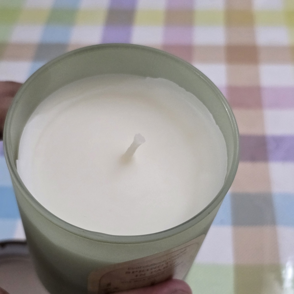 Bath & Body Works Springtime in Paris Soy Wax Single Wick Candle 8oz NEW RARE - Picture 5 of 8